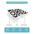 thumbnail image 4 of Twin XL Quilt Bedding Set, Black White Geometric Reversible Summer Quilt 3 Pieces, Modern Abstract Art Lightweight Bedspreads Coverlets with 2 Pillow Shams for All Seasons, 4 of 5