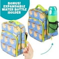 thumbnail image 3 of Bentology Insulated Lunch Box w Snack Pocket & Water Bottle Holder- Boys or Kids School Lunchbox Tote Keeps Food Hotter or Colder Longer- Fits Most Bento Boxes Ice Packs Nesting Containers- Sloth, 3 of 6