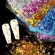 thumbnail image 2 of Lentejuelas redondas huecas de Arco Iris para decoración de uñas, accesorios holográficos ultrafinos con purpurina, suministros profesionales para uñas, 2 of 4