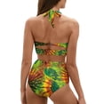 thumbnail image 2 of Suhoaziia Bathing Suits for Women 2 Piece Lightweight Colorful Tie Dye Bathing Suits Swimsuit Coverup High Waist Bikini Size L Light & Soft Swimsuits Bikini Sets, 2 of 6