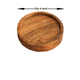 thumbnail image 2 of 4 Portavasos Posavasos Madera Antiderrapante Redondo Mesa Xtellar cafe, 2 of 3
