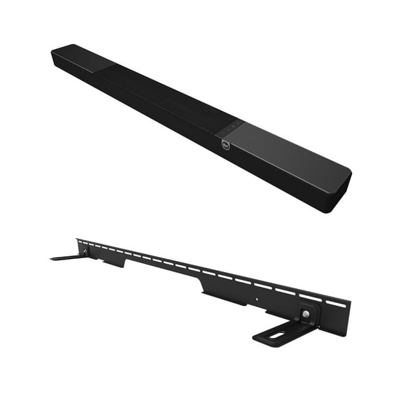 Klipsch FLEXUS-300-SOUNDBAR 5.1.2 Sound Bar Ebony with a Klipsch FLEXUS-300-MOUNT Speaker Mount (2025)