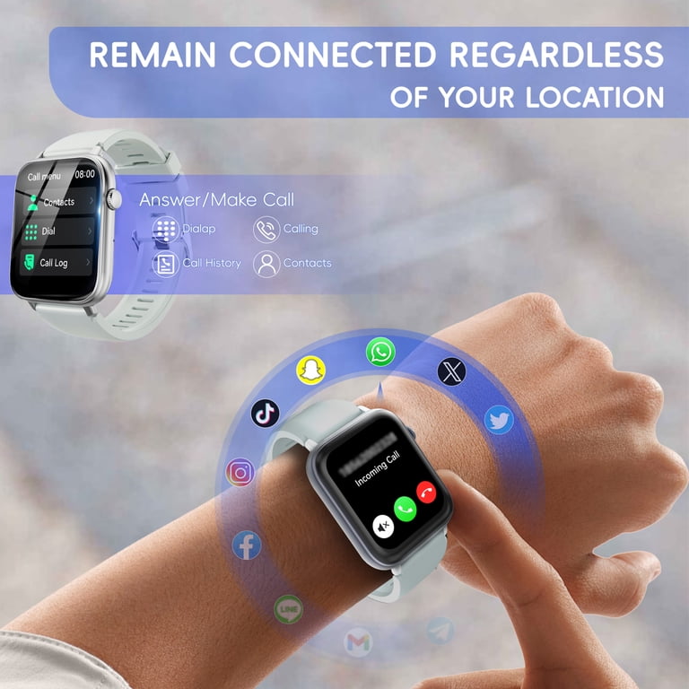 WeurGhy Smart Watch with Bluetooth Calling & 100+ Sports photo 3