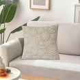 thumbnail image 1 of Lunxisen 1 Pcs Pillow,Handmade Throw Pillows,Smooth Leather Decorative Pillows for Home Decor Bedroom Living Room Couch Bed Sofa, 1 of 6