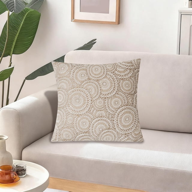 Lunxisen 4 Pcs Pillow,Handmade Throw Pillows,Smooth Leather Decorative Pillows for Home Decor Bedroom Living Room Couch Bed Sofa