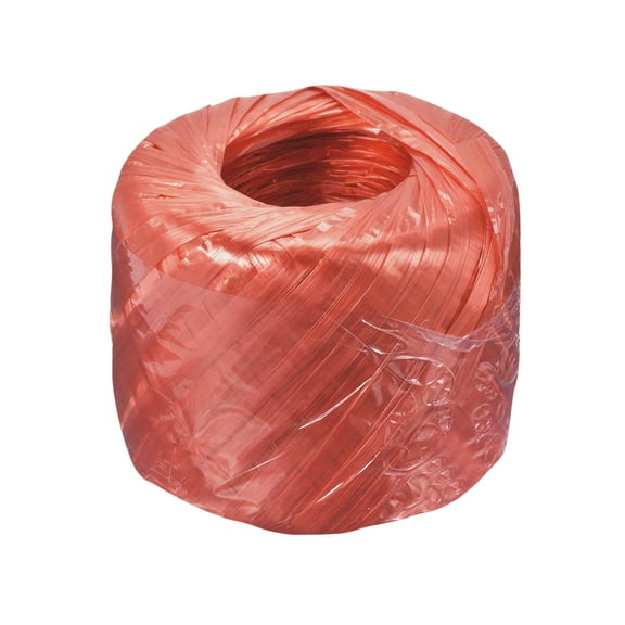 Uxcell 1Pcs Polyester Nylon Plastic Rope Twine Household Bundled for Packing 328ft Red
