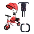 thumbnail image 3 of Triciclo Alpha Rojo Trendy Kids Con Toldo, 3 of 8