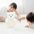 thumbnail image 4 of Polar Bear Toy Soft Stuffed Animal Cute Hugging Nursery For Kids Toddlers Baby Bedroom Cuddly Friend, 4 of 6