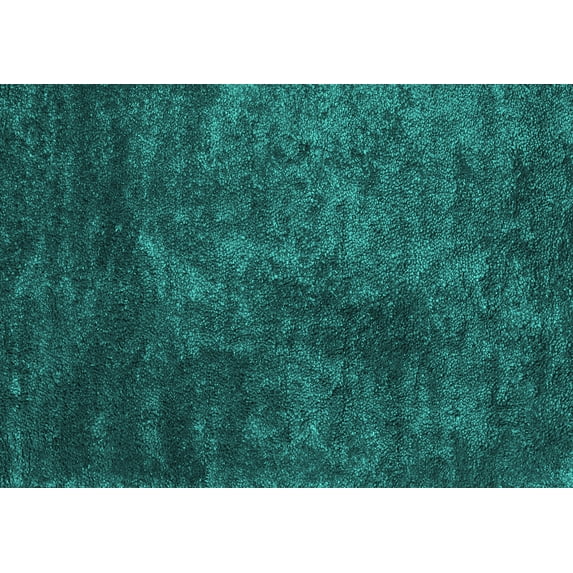 Ahgly Company Indoor Rectangle Abstract Turquoise Blue Contemporary Area Rugs, 8' x 10'