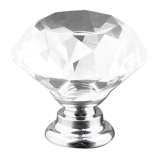 20 Pomos De Cajón De aleación Antioxidación Con Forma De Cristal Para Armario Y Hogar