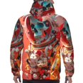 thumbnail image 7 of Salouo Space Skeleton Art Pattern Men's Fall Hoodie Sweatshirt,Sport Hoodie with Pockets for Men Pullover Casual Hooded Sweatshirt-X-Large, 7 of 7