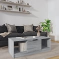 thumbnail image 1 of vidaXL Coffee Table Grey Sonoma 102x50x36 cm Engineered Wood, 1 of 5