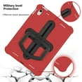 thumbnail image 7 of TECH CIRLE iPad (9th/8th/7th Generation) Case 10.2", iPad Air Case 10.5", iPad Pro 2017 Case 10.5" - Shockproof Rugged Plastic Sturdy Kickstand Case with Hnadle / Adjustable Shoulder Strap, Red, 7 of 7