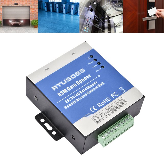 Abridor de puerta GSM Spptty RTU5025 inalámbrico remoto controlador de acceso de puerta de garaje