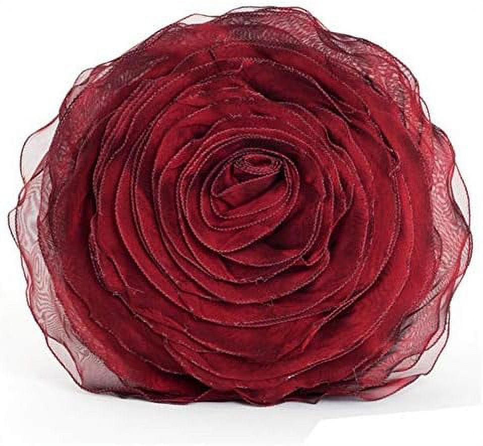 Home Décor Hayley Rose Everyday Filled Flower Decorative Throw Pillow