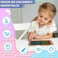 thumbnail image 3 of LCD Writing Tablet, 10 Inch Colorful Doodle Board Drawing Pad for Kids, Car Trip Educational Toys, Erasable Electronic Drawing Pads, Birthday Gift for Age 3 to 8 Year Old Boys Girls, 3 of 8
