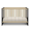 thumbnail image 3 of Storkcraft Calabasas 3-in-1 Convertible Baby Crib, Black with Driftwood, 3 of 11