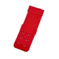 thumbnail image 1 of ZLight Extension Strap Bra Extender Breathable Buckle 2 Hooks Accessories 3 Rows red 1Set, 1 of 6