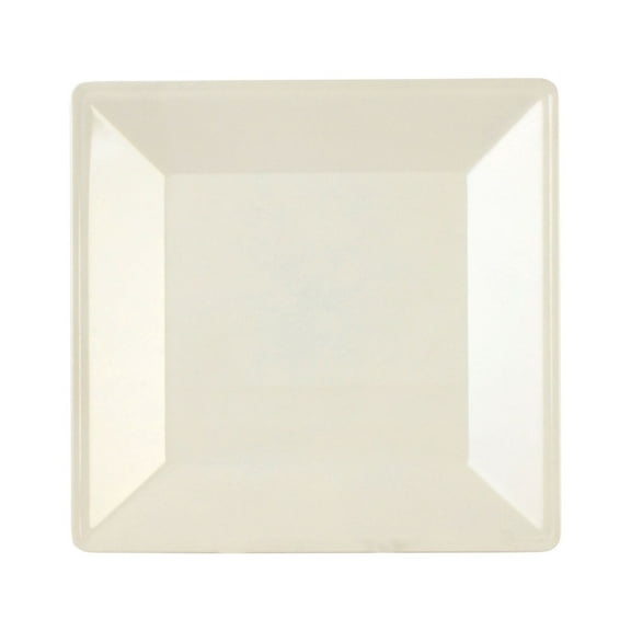 Excellante Passion Pearl Melamine Dinnerware Collection 8.25 X 8.25 Inch Square Plate, 1-75 Inch Deep, Comes in Each