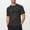 F-574Black, variant on ZHOGXU Male T Shirt Summer Short Sleeved Crew Neck Camouflage Print Workout Sports Breathable Top For Outdoor Activities,Black,L