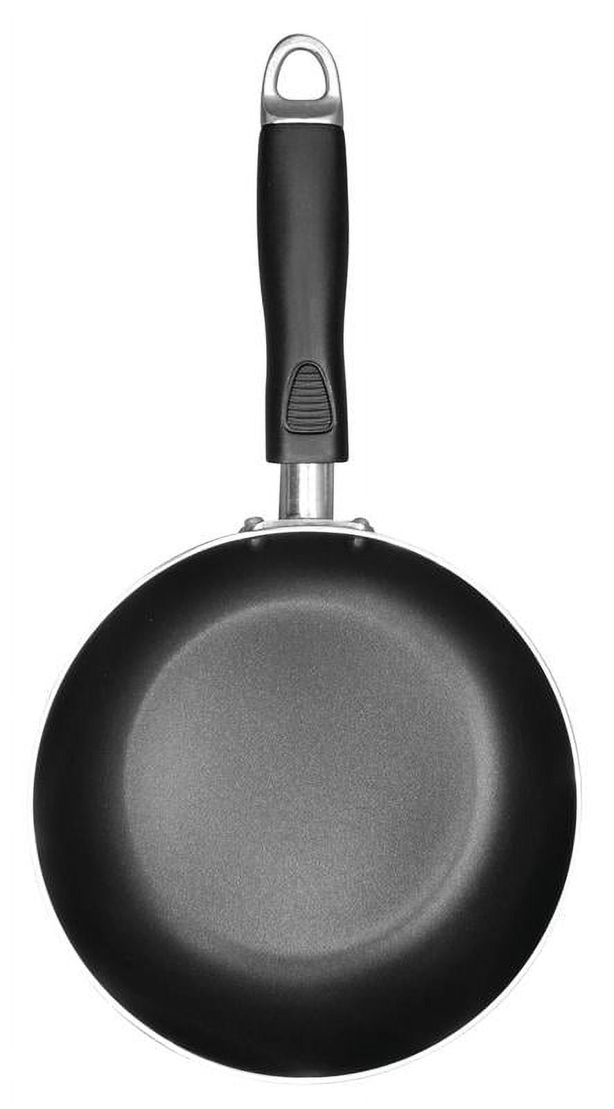 American Dream Home Goods 9.5-Inch Non-Stick Pan, PFOA-Free Aluminum Frying Pan with Stay-Cool Handle, Black