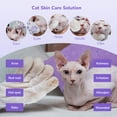 thumbnail image 6 of HICC GROOM! Cat Skincare Massage Gloves Wipes for Sensitive Skin, Cleaning, Hypoallergenic, 6 of 7