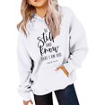 thumbnail image 3 of Christian Hoodies for Girl Be Still And Know That I Am God Cute Graphic Hooded Sweatshirt with Pockets Pullover Tops, 3 of 4