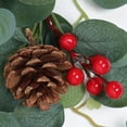 thumbnail image 5 of SLYNSHome Christmas Artificial Garland for Decoration,Xmas Fake Vines Faux Eucalyptus Garland Plant with Pines Cones,Berry,Pumpkins Ornaments for Party Hanging Ceiling Decorations (), 5 of 5