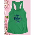 thumbnail image 3 of Happy Mothers Day Hearts Racerback Tank Women -Image by Shutterstock, Female XX-Large, 3 of 4