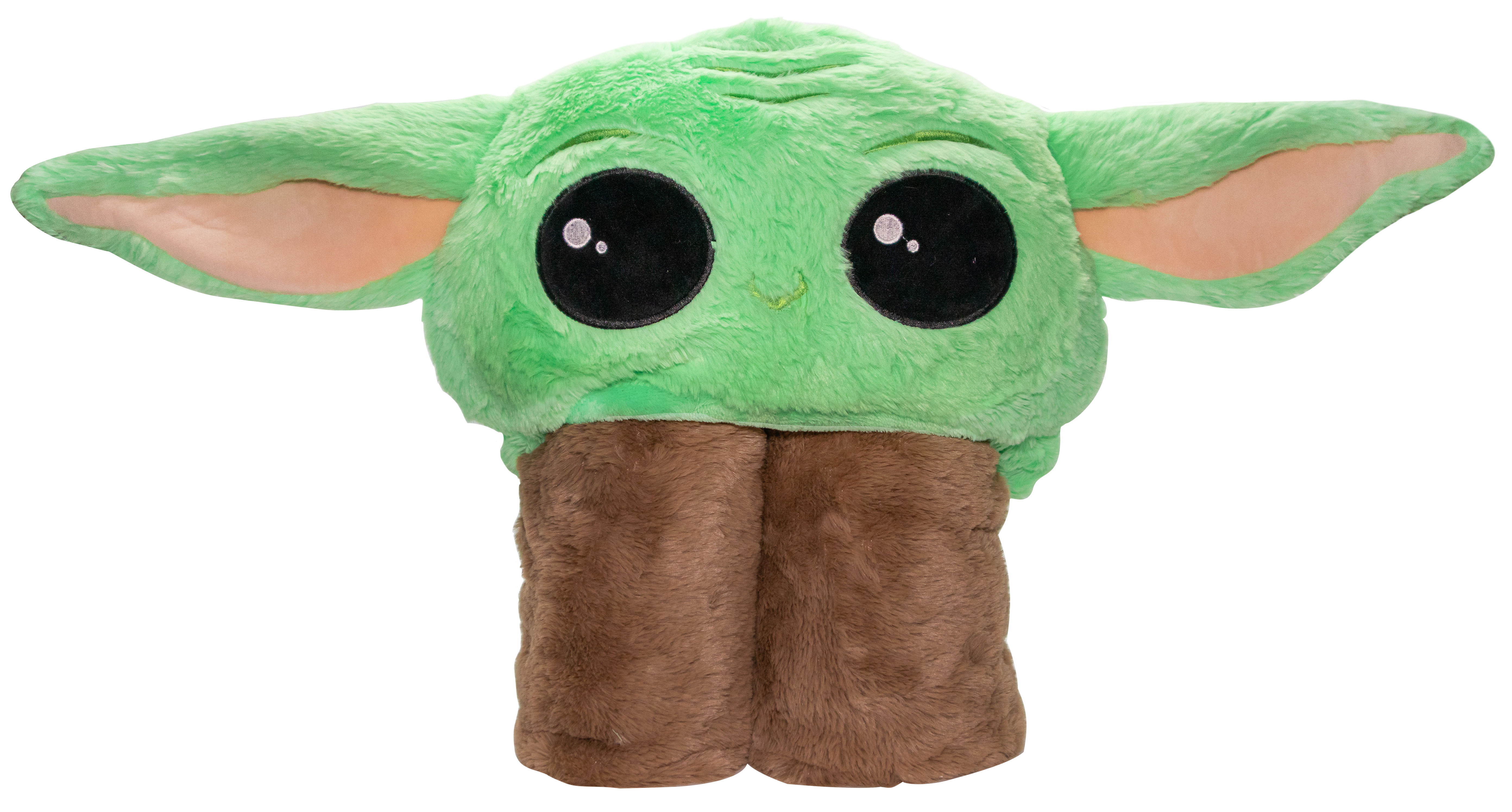 Star Wars Green for sale online The Mandalorian Baby Yoda Pillow Buddy for Children 