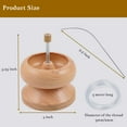 thumbnail image 6 of Seed Bead Spinner for Jewelry Making Kit - Clay Bead Spinner with Big Eye Beading Needle & 3 Meter Wire - Necklace Bracelet Maker Wooden - Birthday Anniversary Decorations Christmas Gifts - Pinewood, 6 of 12