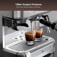 thumbnail image 2 of Eastvita 20 Bar Semi-automatic Espresso Machine with Grinder Automatic Milk Frother - Made of Stainless Steel, 2 of 6