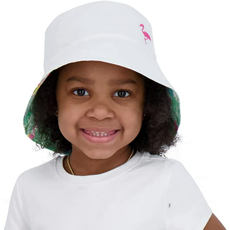 Addie & Tate Kids Reversible Bucket Hat For Girls & Boys, Packable Beach  Sun Bucket Hat For Kids Ages 7-14 Years (pink/leopard) : Target