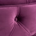 thumbnail image 5 of Zina Purple New Velvet Ottoman, 5 of 5