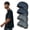 Set-c, variant on 4PCS Men's Breathable Brimless Docker Hat, Lightweight Mesh Skull Cap, Adjustable Summer Outdoor Headwear for Men