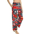 thumbnail image 6 of Salouo Fire Sign Print Women's Pajama Pants Casual Loose Sweatpants PJs Flowy Pants Drawstring Palazzo for Women Wide Leg Pants Lounge Pajama -XX-Large, 6 of 8
