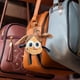 thumbnail image 3 of Lindo llavero de muñeca con colgante de mochila, feo y lindo, ojos grandes, boca de salchicha., 3 of 3