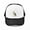 Black/White, variant on - Peregrine Falcon Bird - Trucker Hat - Polyester Foam Front and Nylon Mesh Weave Back