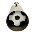 thumbnail image 3 of Westbrass 7" Reach Wall Mount Tub Spout with Diverter, Satin Nickel, 3 of 11