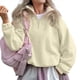thumbnail image 1 of Sudaderas de Gran Tamaño para Mujer, Suéteres de Otoño, Sudaderas con Capucha de Moda, Suéteres con Media Cremallera, Camisas de Larga, Ropa Amarillo L, 1 of 7