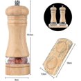 thumbnail image 1 of Pepper Mill Manual Salt Mill Wooden Spice Mill With Saucer Perfect Hold Ceramic, 1 of 2