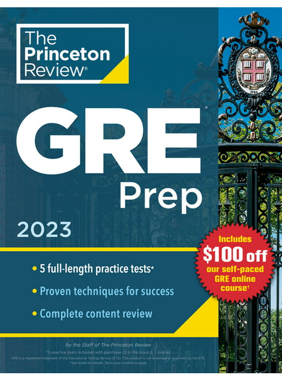 Princeton Review Gre Prep 2023