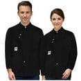 thumbnail image 3 of Unisex Men's Long Sleeve Chef Coat Jacket Women Kitchen Restaurant Cooking Work Chef Uniformss Shirt Tops, 3 of 4