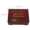 thumbnail image 4 of Milisten Poker Storage Case Wooden Card Storage Case Wooden Poker Container Trinket Box, 4 of 5