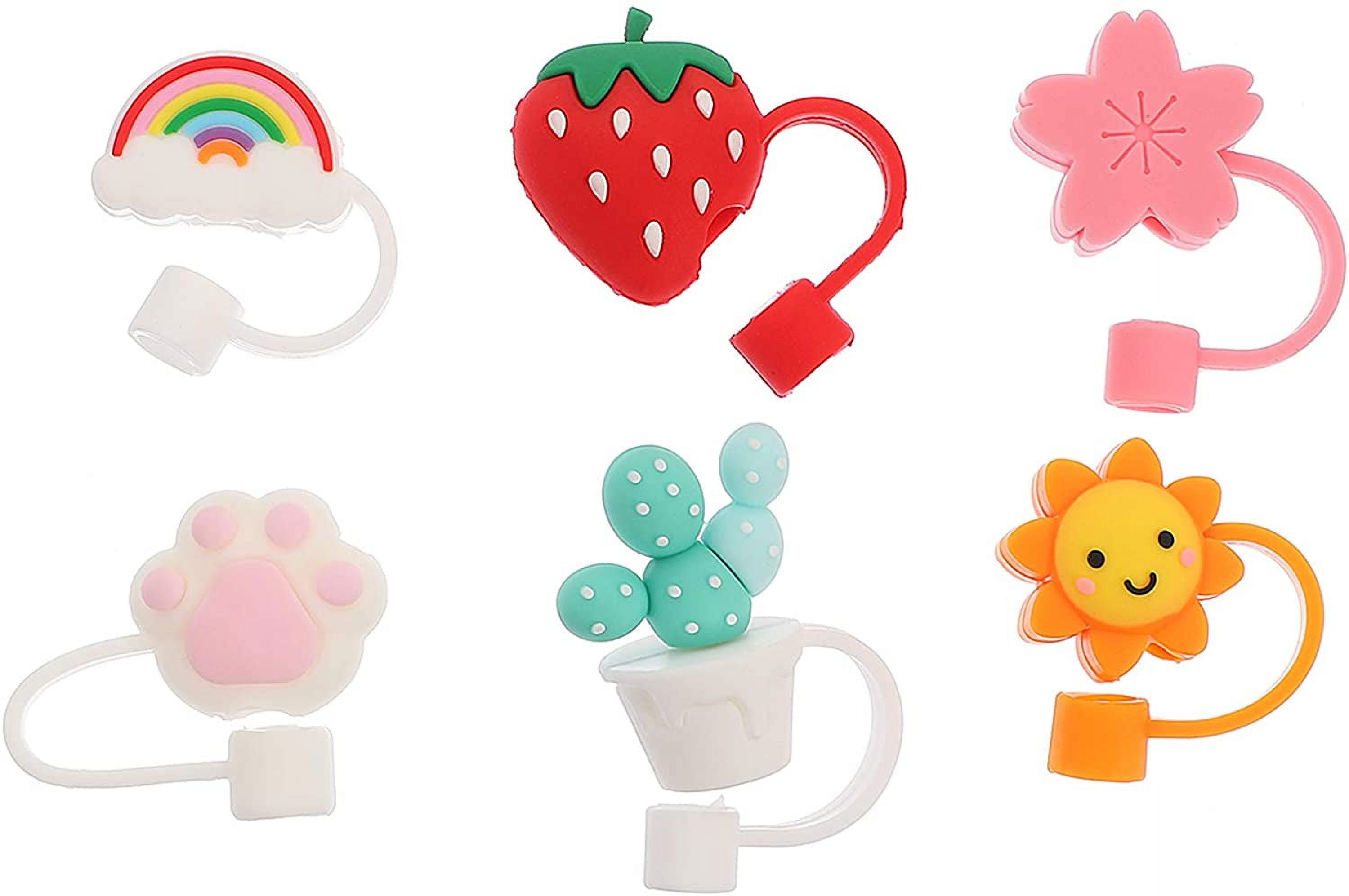 5 Coperture Per Cannucce In Silicone – Riutilizzabili E Colorate – Adatte Per Tazze Stanley E Cannucce Da 6-10 Mm – Antipolvere E Antispruzzo - 6