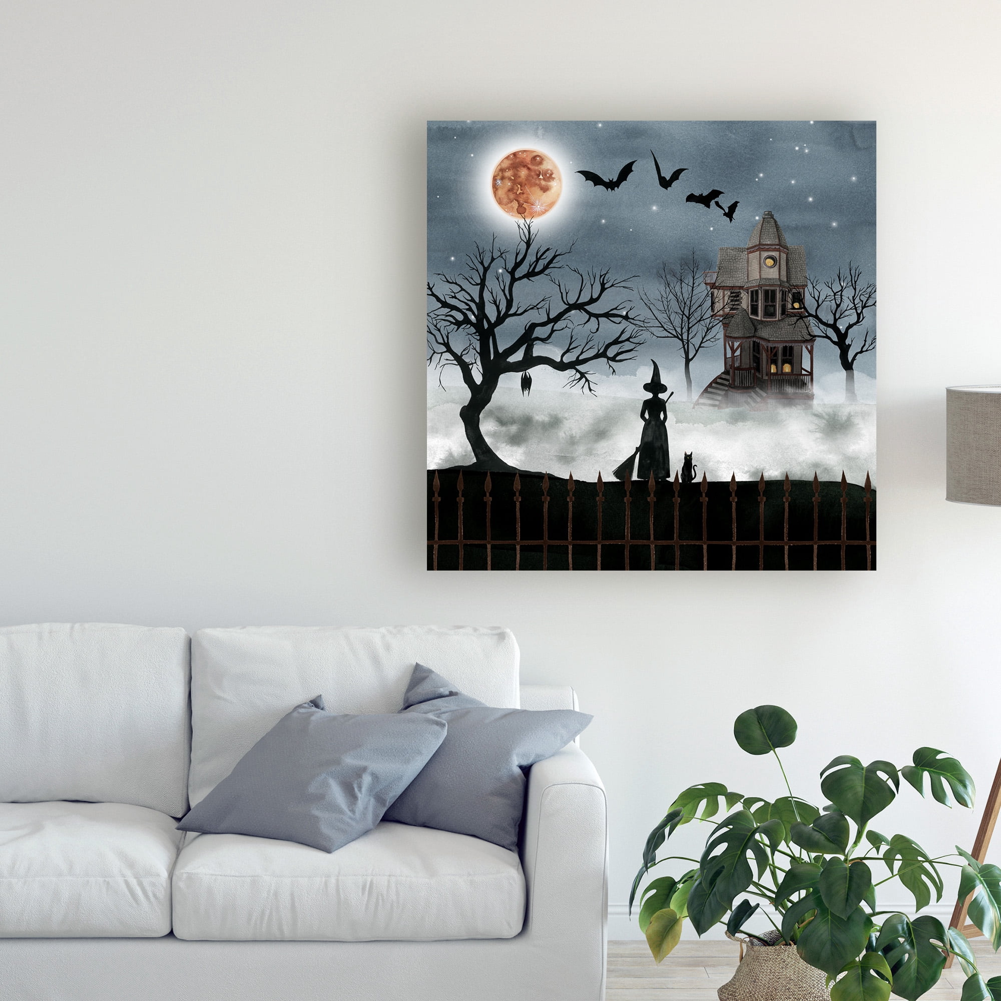 Trademark Fine Art 'Harvest Moon I' Canvas Art by Grace Popp