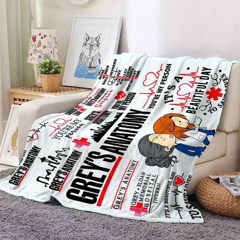 Greys anatomy blankets hotsell