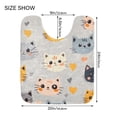 thumbnail image 5 of Yayeee Bath Rugs for Bathroom Floor Set of 2 Non Slip Fluffy Soft Absorbent Mat, Cute Cartoon Cat, 5 of 7