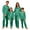 Green, variant on Matching Family Christmas Pajamas Silk Christmas Pajamas Long Sleeve Pullover Holiday Nightwear Top and Pajamas Pants Christmas Eve Clothes