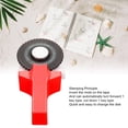 thumbnail image 3 of Handheld Label Printer, Portable Manual Embossing Label Maker  For DIY Projects Red,Purple, 3 of 8
